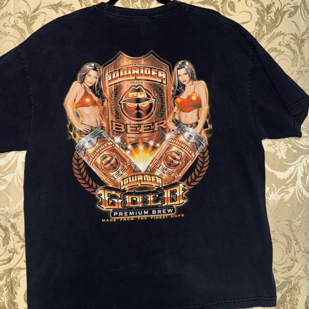 Vintage Low Rider Black Graphic T-Shirt
